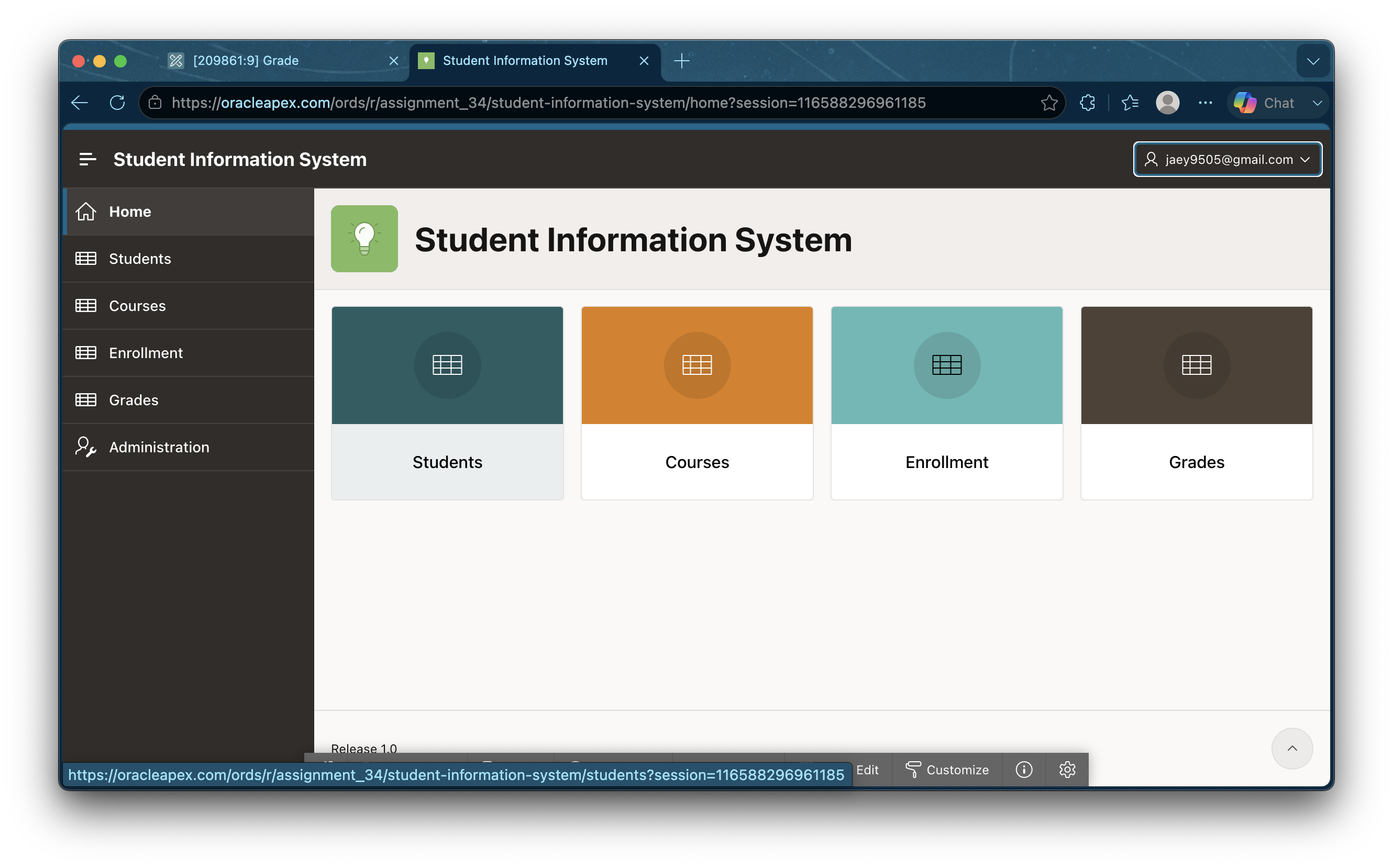 Student Information Database System